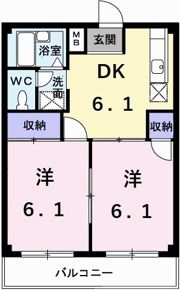 ドミール南嶋の間取り画像