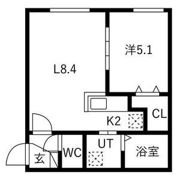 Ts COURT SHINKAWAの間取り画像
