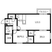 Ts COURT SHINKAWAの間取り画像