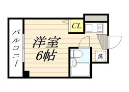 スカイコート函館の間取り画像