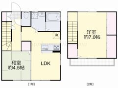 東古松戸建て（513－9）2号室の間取り画像