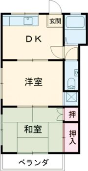 コーポMの間取り画像