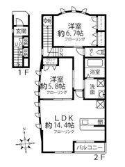 ラシュレの間取り画像