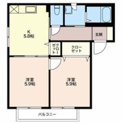 フォレストエバーInn Bの間取り画像