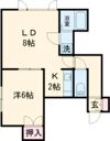 メモリーウエストA館の間取り画像