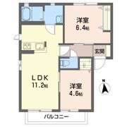 フレグランス桃源の間取り画像