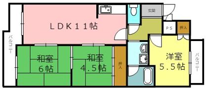 パークテラス浅原の間取り画像
