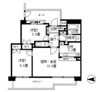 パーク・ハイム神戸熊内町の間取り画像