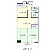 パレス上杉の間取り画像