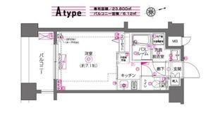 ZOOM川崎の間取り画像