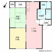 ヴェルヌーブ A棟の間取り画像