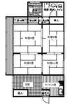 平岡町土山平屋戸建（松岡邸）の間取り画像
