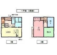 古大内借家の間取り画像