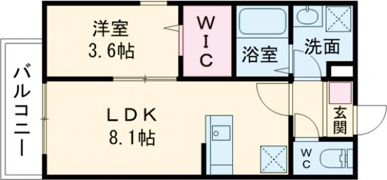 ジーメゾン福生東町の間取り画像