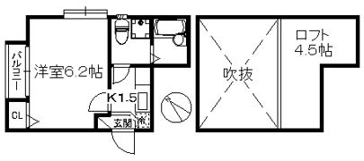 ジョイナス別府の間取り画像