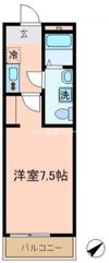 グランヒルズ岸谷の間取り画像