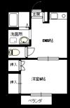 エステート北原の間取り画像