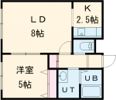 ペラッツィ美原B館の間取り画像