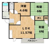 ヴィラ春日西の間取り画像
