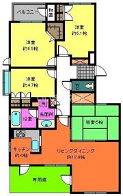 ウッドパークDの間取り画像