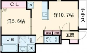 EVER LIFE 大久保Ⅱの間取り画像
