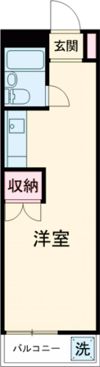 メゾンジュネスの間取り画像