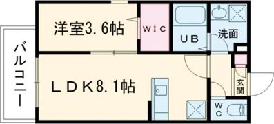 ジーメゾン福生東町の間取り画像