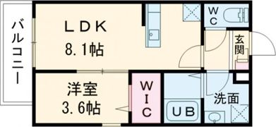 ジーメゾン福生東町の間取り画像