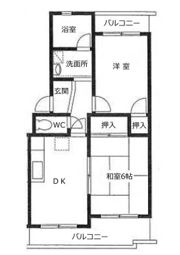 松栄マンションの間取り画像