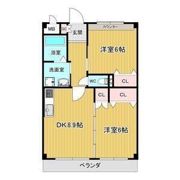 クレール文教の間取り画像