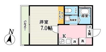 キャメル吉川スリジエの間取り画像