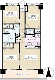 ジーオー桜庵の間取り画像
