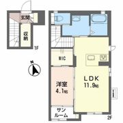 ハニーメゾンの間取り画像