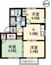 フレグランスボヌール B棟の間取り画像