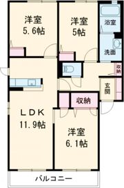 ソレーユ学園台の間取り画像