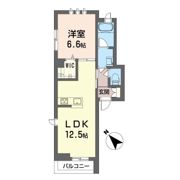 BEREO クアッド komichiの間取り画像