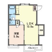 ルミネ松ケ丘の間取り画像
