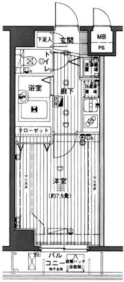 グランド・ガーラ渋谷松濤の間取り画像