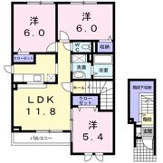 Leaf PlazaⅡの間取り画像