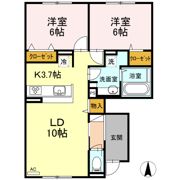 ラグランジュ Dの間取り画像