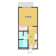 レジデンスおしのA棟の間取り画像