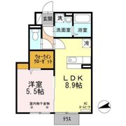 チャーム開和の間取り画像