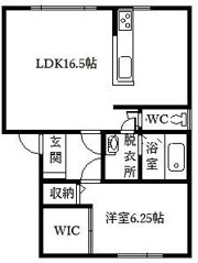 WING COURTの間取り画像
