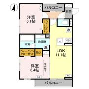 ウエストスクエアの間取り画像