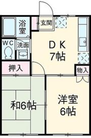 クロノス拝島町Northの間取り画像