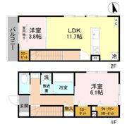 D-roomあいおいⅡの間取り画像