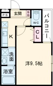 フジパレス住道Ⅱ番館の間取り画像