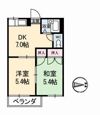 オーク津ノ井フレグランスAの間取り画像
