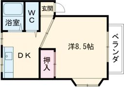 藤原マンション小泉の間取り画像