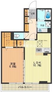 イグレック立川Ⅱの間取り画像